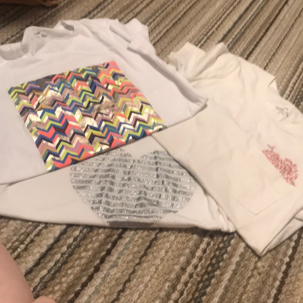 Three JCrew Collection Tees